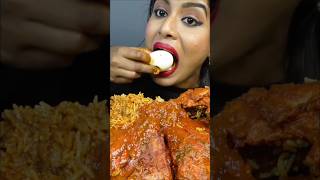 ASMR eating spicy chicken kaleji currty and veg maggi butter chicken pizza tandoori chicken [upl. by Merrell]