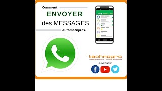 Comment envoyer des messages automatiques sur Whatsapp [upl. by Ayor]