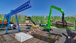 FS22  Map Waldstetten 023 🇩🇪🚛🚧  Forestry Farming and Construction  4K [upl. by Engud]