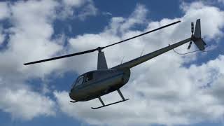 ROBINSON R44 TAKEOFF amp LANDING [upl. by Acul]