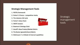 Strategic Management Tools  BCG matrix Value chain Analysis and Bowman Strategic clock [upl. by Yecrad]