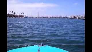 1960 Dorsett Belmont with 60HP Flying Scott on the Newport Harbor [upl. by Hurwitz]