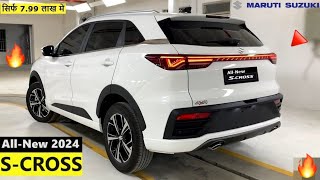 New S Cross 2024 Launched 🔥 अब CRETA और SELTOS को तो रातो की नींद उड़ने वाली है 😱 [upl. by Mcdonald]