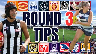 AFLW Tips Round 3 2024 [upl. by Ahsayn199]