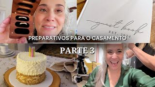 Parte 3  Nossas alianças  Escolhemos o sabor do bolo  Aplique no cabelo [upl. by Aekim]