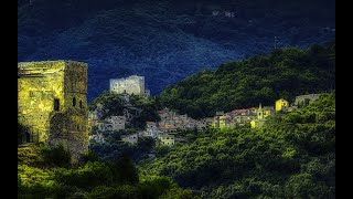 E NOTTE IN LIGURIA Castelvecchio RoccaB Musica Bjorn Afzelius Foto Enrico Pelos Viaggio in Liguria [upl. by Markus]