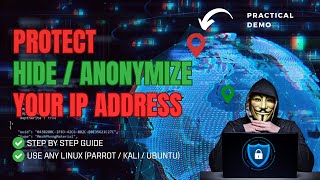 Hide or Anonmyze IP Address using Proxychains  Tor in Kali Linux  Parrot Linux [upl. by Natsreik]