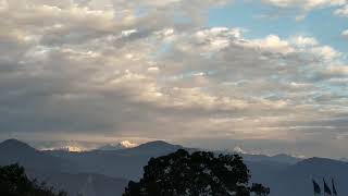 Sunrise at Mt Kanchenjunga from Kalimpong Timelapse [upl. by Adamo624]