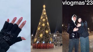 VLOGMAS’23 le mie vacanze di Natale in Russia unghie natalizie tanta neve amp more [upl. by Eniamat]