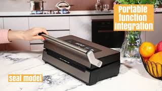 Vacuum Sealer Machine Powerful Pro Food Vacuum Sealer Machine [upl. by Friedlander]