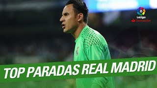 TOP 10 Saves Real Madrid LaLiga Santander 20162017 [upl. by Hplar558]