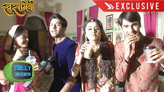 Interview Sanskaar amp Swara Lakshya amp Ragini Celebrate On The Sets Of Swaragini  Exclusive [upl. by Marthena]