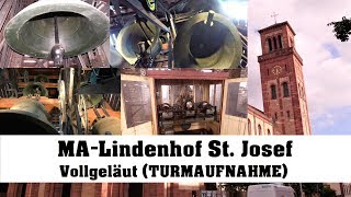 MannheimLindenhof St Josef Vollgeläut Turmaufnahme [upl. by Koziel]