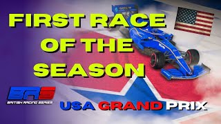 First Race of the Season  USA Grand Prix  BRS Round 1  League Race  F1 2021 [upl. by Abernon]