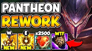 RIOT JUST REWORKED PANTHEON INTO A TANK HIS ABILITIES SCALE WITH HP NOW [upl. by Blumenfeld879]