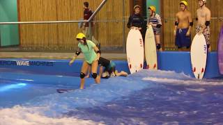 Surfs Up NH Indoor Surfing  COLLEGE NIGHT [upl. by Nahgiem930]