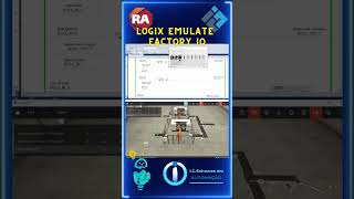 Logix Emulate and Factory IO automation industry40 simulation plc factoryio rockwellautomation [upl. by Elia535]