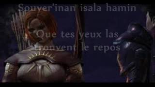 Dragon age  Lelianas song  Lyrics et traduction [upl. by Martell]