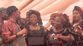 BARAKAT ELEYINLA AND FRIENDS ON STAGE WITH SAOTY AREWA AT ERE OSAN OF AISHA AND GANIYU’S WEDDING [upl. by Aratal]