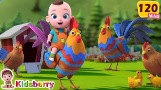 Old MacdDonald Had A Farm  More Kidsberry Nursery Rhymes amp Baby Songs [upl. by Leirbma]