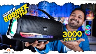 Amkette Boomer pro RGB Bluetooth Speaker 30W Bass  Best Bluetooth Speaker under 3000 techboxhindi [upl. by Sarid]