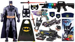 Batman Toys Collection Unboxing Review Action figures，Cloak，Mask，Chariots，gloves，pistol，Laser sword [upl. by Sadoff]