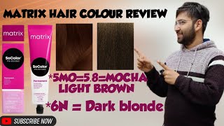 Matrix hair colour reviewRoot touch upMatrix dark blondemocha light brown shade review6n5mo [upl. by Maples]