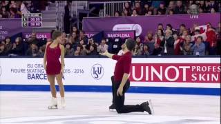 2015 GPF Pairs SP Meagan Duhamel amp Eric Radford Your Song by Elton John [upl. by Xxam]