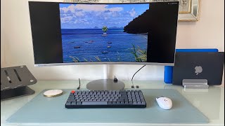 Samsung CJ791 Thunderbolt Monitor UnboxingReview [upl. by Merla]