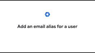 Add an email alias for a user [upl. by Werdnaed]