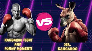 Kangaroo Boxing Fight  Kangaroo vs Man Funny Moment  Kangaroo Attack Human [upl. by Hunley]