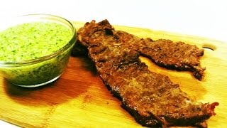 Grilled Skirt Steak Churrasco w Chimichurri Sauce  Recipe Cesy Can Cook [upl. by Laurita110]