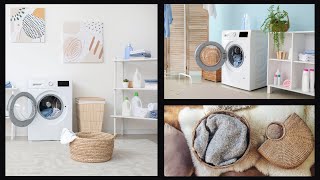 Laundry Room Makeover STYLISH Storage Hacks You NEED [upl. by Scribner996]