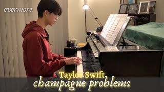 Taylor Swift champagne problems from evermore  Piano Cover by Jin Kay Teo [upl. by Seravat]