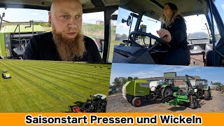 FarmVLOG614  Frauenpower beim Ballenwicken [upl. by Elleivap]