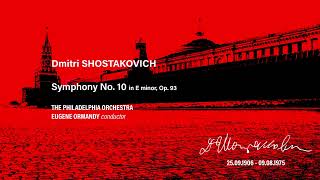 Shostakovich  Symphony No 10 Philadelphia Ormandy [upl. by Halstead488]