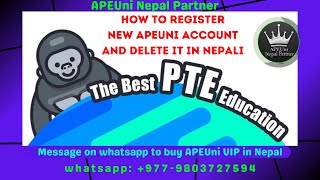 How to create new account in APEUni app  Apeuni password change Apeuni me account kaise banaye [upl. by Wilterdink]