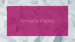 Annette Padilla  appearance [upl. by Kellda]