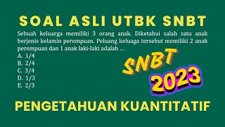 Soal SNBT 2023 Asli Materi Peluang [upl. by Conlee]