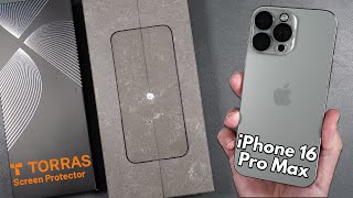 iPhone 16 Pro Max TORRAS Glass Go Screen Protector  Drop amp Scratch Tests [upl. by Suivatra]