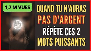 Oublie la Chance Répète seulement ces 2 Mots Puissants  Argent Santé Amour amp Affirmations [upl. by Lalat358]