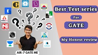 Best test series for GATE  Honest review by AIR7 GATE Mechanical [upl. by Lamok]