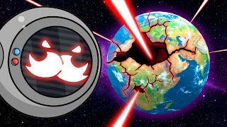 My ROBOT Evolved Into An EVIL GOD And DESTROYED THE EARTH   Solar Smash [upl. by Aiouqes214]