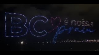 Drones em Balneário Camboriú  Reveillon 2024 [upl. by Ayotahc263]