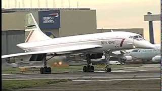 British Airways Supersonic Concorde at Heathrow [upl. by Moira]