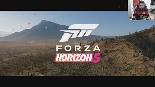 FORZA HORIZON 5  CORRENDO COM O VOLANTE LOGITECH G27 01 [upl. by Ayerdna]