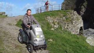 Tramper allterrain mobility scooter for hire  Heddon Valley Exmoor [upl. by Hobbie]