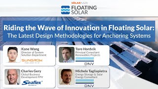 Innovation in Floating Solar Latest Design Methodologies for Anchoring Systems  Solarplaza Webinar [upl. by Wilmette928]