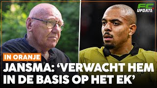 Jansma duidelijk ik ben fan en verwacht hem in de basis op het EK’ l FCUpdate In Oranje [upl. by Shayn]