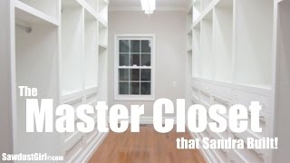 Master Closet  Custom Builtin Cabinets [upl. by Vicki]